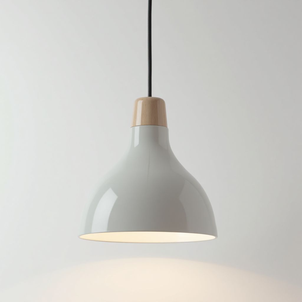 Pendant lampa z dutého skla — modré